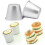 6 PCS Aluminium Dariol Mould Nonstick Egg Tart Bakeware Cup 11