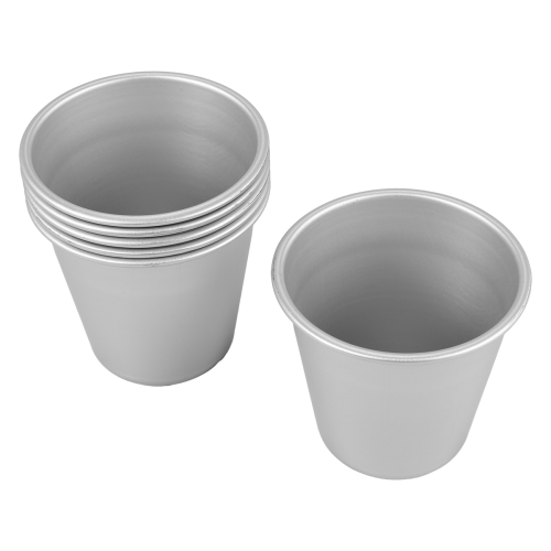 6 PCS Aluminium Dariol Mould Nonstick Egg Tart Bakeware Cup 2