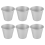 6 PCS Aluminium Dariol Mould Nonstick Egg Tart Bakeware Cup 4