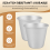 6 PCS Aluminium Dariol Mould Nonstick Egg Tart Bakeware Cup 7