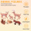 6 Pieces Animals Figures Creatures Figurines 8