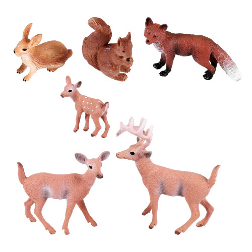 6 Pieces Animals Figures Creatures Figurines 2