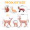 6 Pieces Animals Figures Creatures Figurines 10