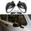 Left & Right Car Classic Retro Door Wing Side Mirror Rearview 2