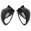 Left & Right Car Classic Retro Door Wing Side Mirror Rearview 3