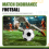 Size 5 Professional Training Soccer Balls PU Leather Black White 11