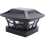 Solar Post Cap Lights for Wooden Posts Garden Decoration Black 8