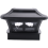 Solar Post Cap Lights for Wooden Posts Garden Decoration Black 1