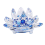 Blue Crystal Flower Ornaments Lotus Interior(Small) 4