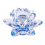 Blue Crystal Flower Ornaments Lotus Interior(Small) 2