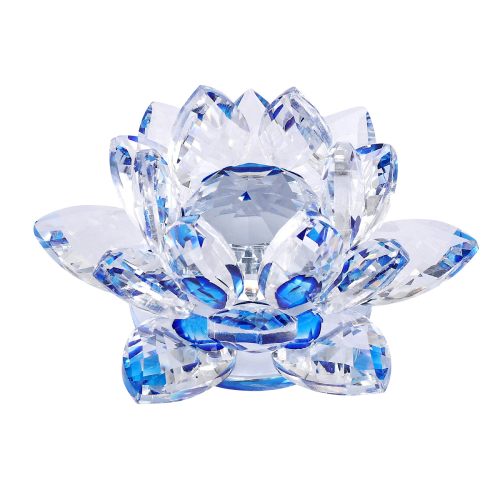 Blue Crystal Flower Ornaments Lotus Interior(Small) 1