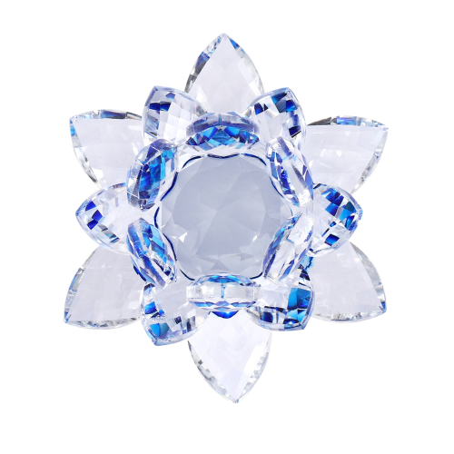 Blue Crystal Flower Ornaments Lotus Interior(Small) 2