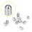 20Pcs 2x3mm Ball Plunger Spring Push Fit Set 5