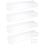Clear Acrylic Spice Shelf for Wall Kitchen Pantry Cabinet Door 4 Pack 3