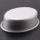 10Pcs Mini Oval Egg Shape Aluminium Alloy Metal Cheese Pan Cake Mold 9
