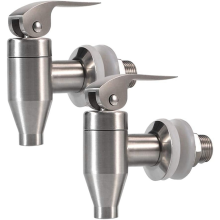 Stainless Steel Beverage Water Drink Dispenser Spigot Faucet,2 Pack