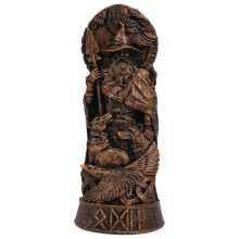 Gods Statues,Scandinavian Pantheons Resin Statues Hat