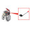 Ignition Coil System Red Cap with Switch Wire for 1/5 Rovan Km 7