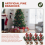 Christmas Berries Decor 8 PCS Artificial Pine Cones Branch Craft 9