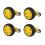 4PCS DC Electric Motor + Plastic TT for Smart Car 4