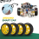 4PCS DC Electric Motor + Plastic TT for Smart Car 9