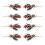 Christmas Berries Decor 8 PCS Artificial Pine Cones Branch Craft 4