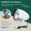 Bike Light Motorized Friction Dynamo Generator Head Tail 6
