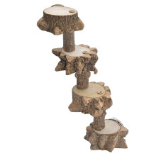Bird Platform Playground Cage Wood Play Stand for Medium Birds