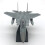 1/100 Scale Diecast Airplanes F15 Eagle American Navy Model 5