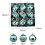 9Pcs Christmas Balls Tree Decor Hanging for Home(Green) 6