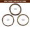 Bonsai Wire Kit- 9 Roll Anodized Aluminum Tree Training Wires - Brown 5