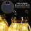 4 Pieces Replacement Solar Light Tops Outdoor Hanging Lantern 7