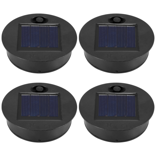 4 Pieces Replacement Solar Light Tops Outdoor Hanging Lantern 2