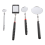 4 Pcs Telescoping Inspection Mirror LED Lighted Flexible 3