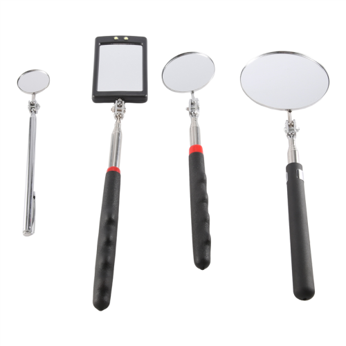 4 Pcs Telescoping Inspection Mirror LED Lighted Flexible 2