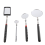 4 Pcs Telescoping Inspection Mirror LED Lighted Flexible 9