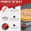 Pizza Spread Sauce Ladle Rubber Handle Flat Kitchen Cooking -2 Oz 8