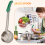 Pizza Spread Sauce Ladle Rubber Handle Flat Kitchen Cooking -4 Oz 7