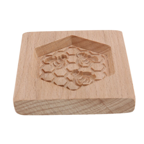 Cookie Mold Shortbread Wooden Mold(Bee) 1