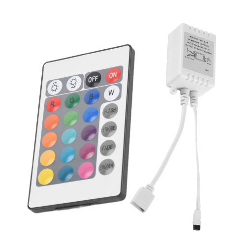 24 Keys Remote Control+DC12V LED Controller RGB Control Box 2