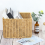 Storage Basket Hand-Woven Rattan Wicker Organizing Box S 4