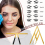 Eyebrow Ruler 3-Point Positioning Ruler-Gold 6