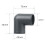 42mm Car Air Heater Ducting Pipe L Shape Elbow Bend for 3