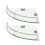 Bathroom Shelves, 2-Tier Glass Corner Shelf Wall Mounted-C 2