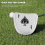 Golf Mallet Putter Cover for 2 Ball Style Putters,RH LH 5
