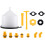 15PCS/Set Car Radiator Coolant Filling Funnel Kit 4