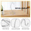 Banana Holder Modern Tree Stand Hook for Kitchen Countertop ,B 10