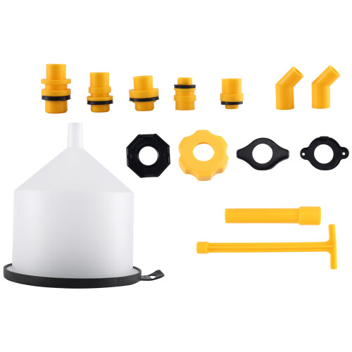 15PCS/Set Car Radiator Coolant Filling Funnel Kit 2