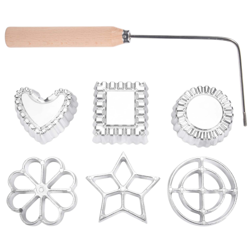 Achappam Mold Bunuelos with Handle Rosette Set 2