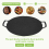 35cm Cast Iron Frying Pan Induction Cooker Open Flame Cooking Pot 6